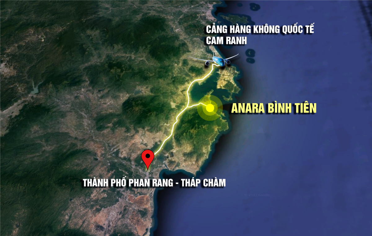 VỊ TRÍ DỰ ÁN ANARA BÌNH TIÊN NINH THUẬN