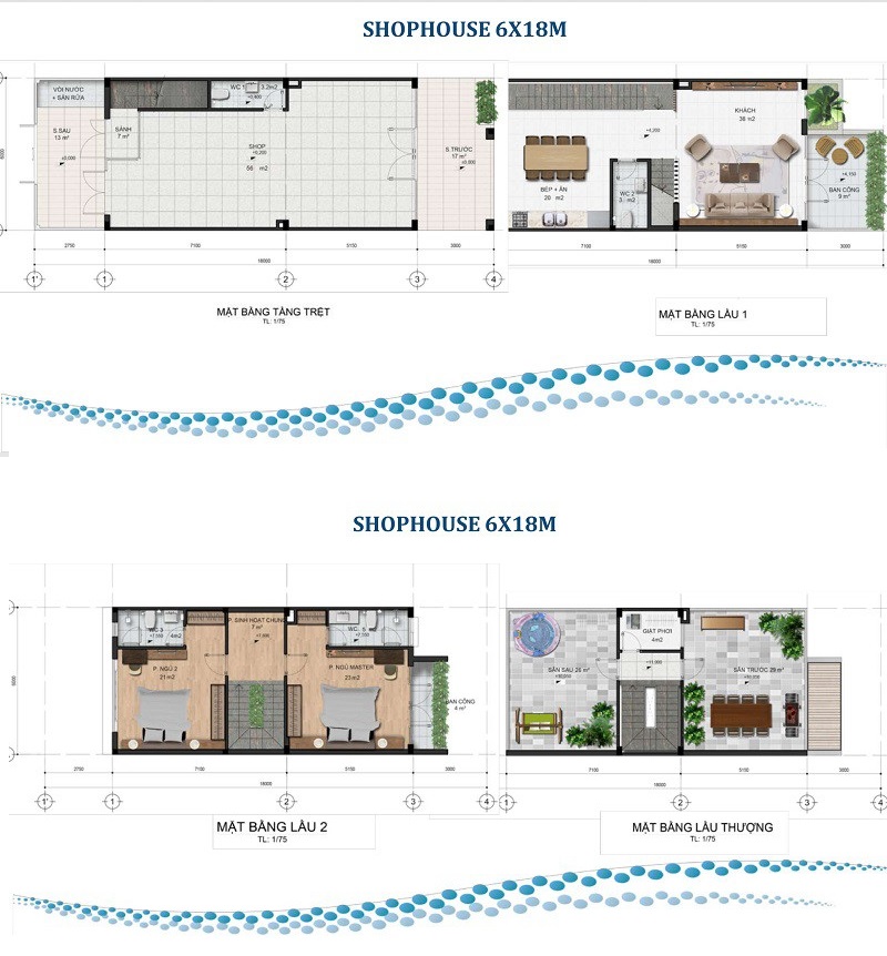 SHOPHOUSE 6X18M